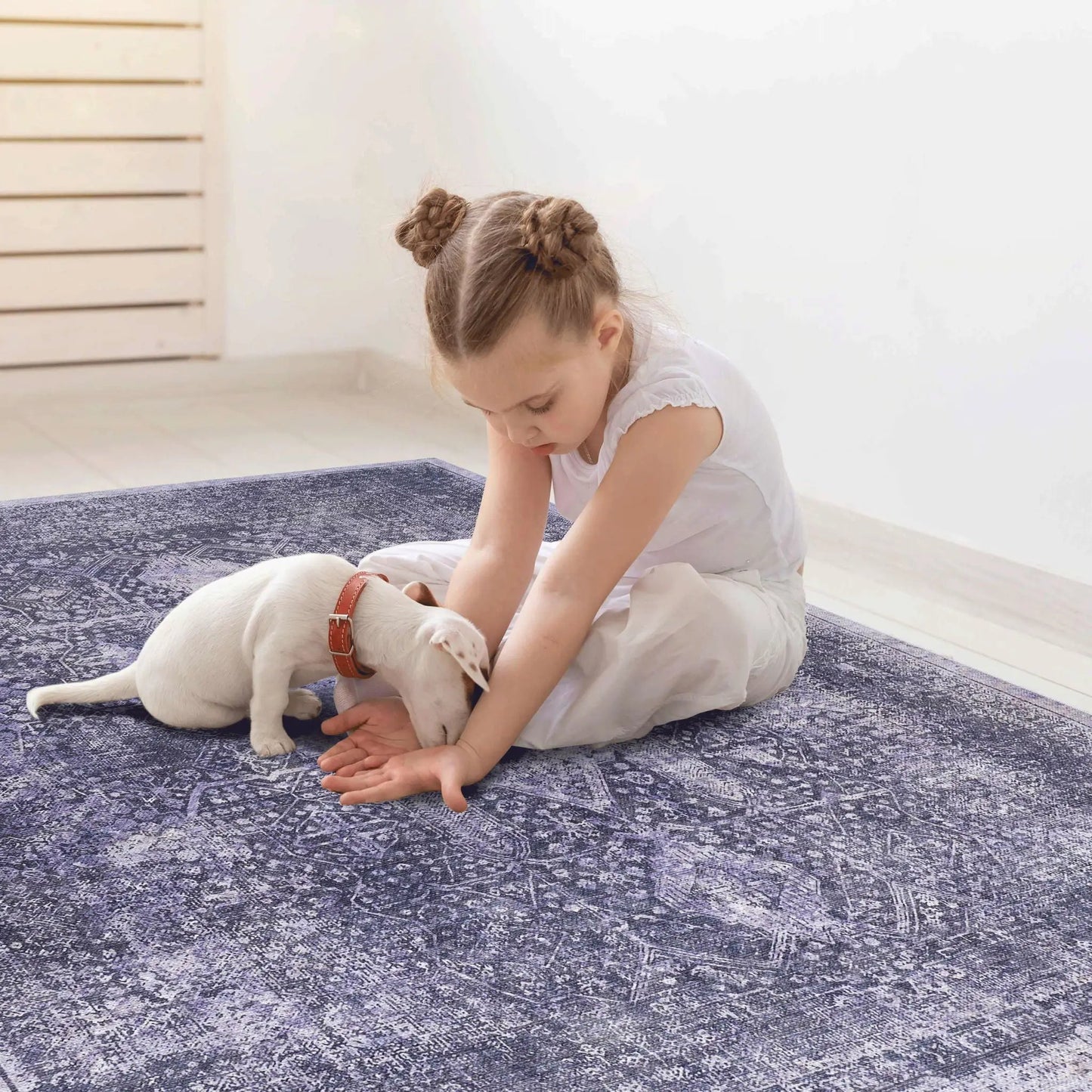 Maval Washable Area Rug and Everyday Durable