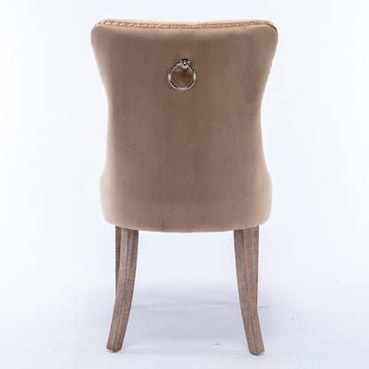 Nikki High End Tufted Dining Chair Set of Two