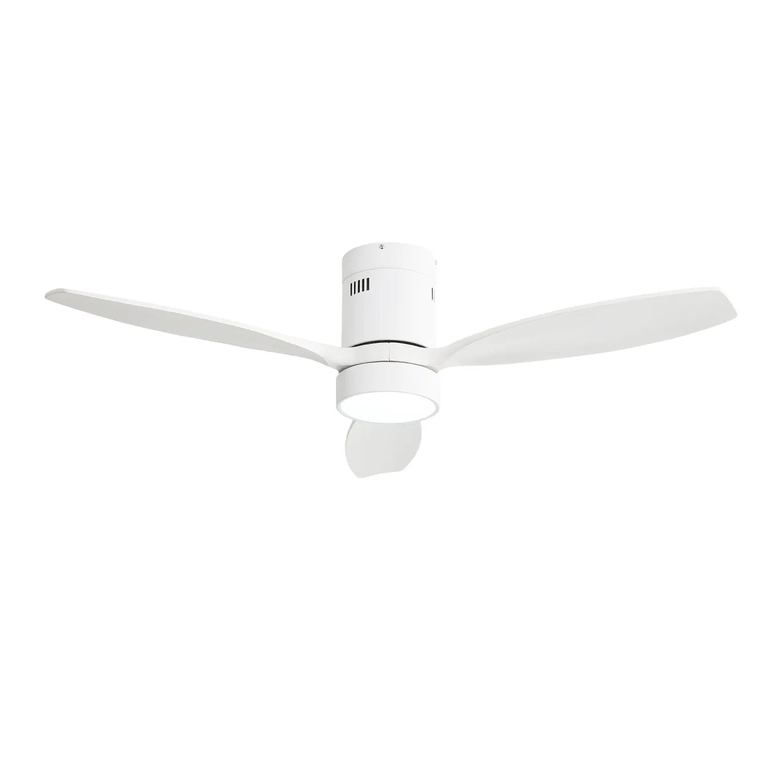 White ceiling fan with 3 blades, LED light, DC reversible motor by Unique Piece Furniture on Tampa Home & Garden Store