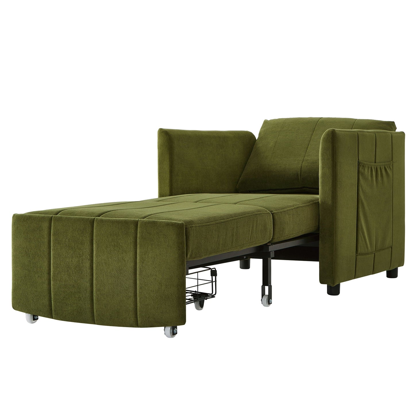 Convertible Sleeper Sofa and Storage Pockets