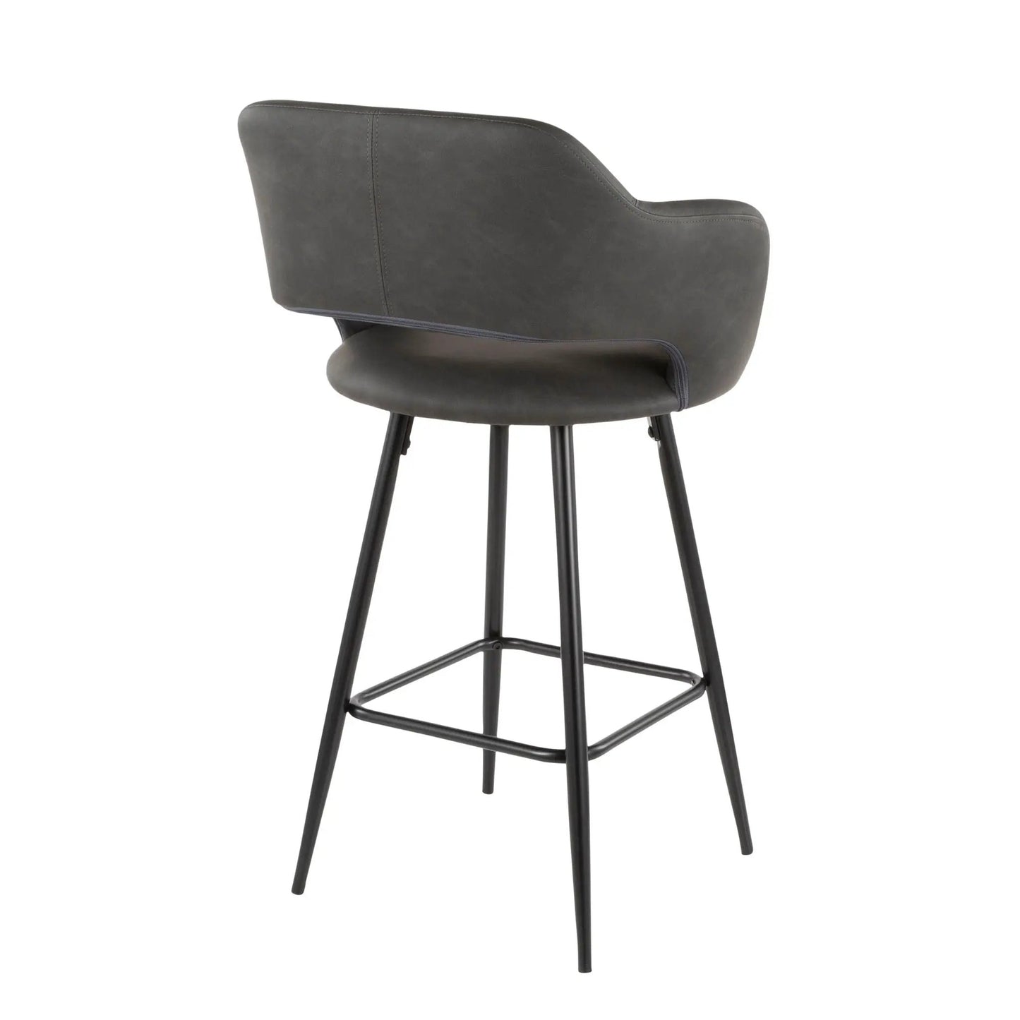 Margarite Contemporary Counter Stool Set of Two