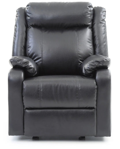 Ward - Rocker Recliner in black leather by Unique Piece Furniture on Tampa Home & Garden Store