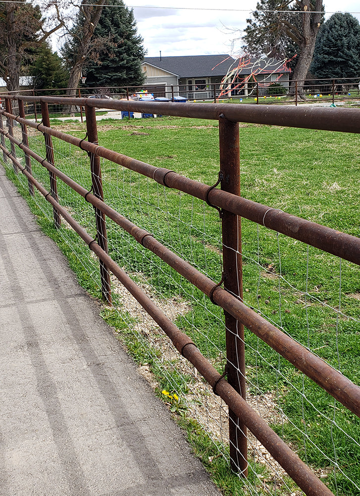 Farm Fence 4ft x 328ft cattle fence with zinc-coated rails and wire mesh HouseOfZazla on Tampa Home & Garden Store