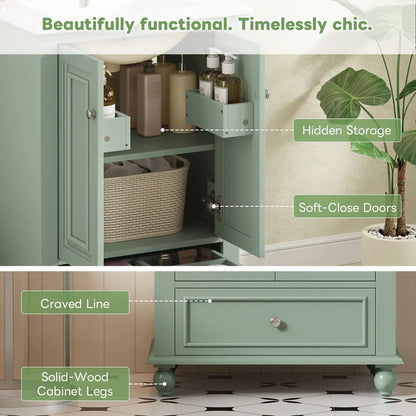 Modern Bathroom Vanity With Sink and Drawer