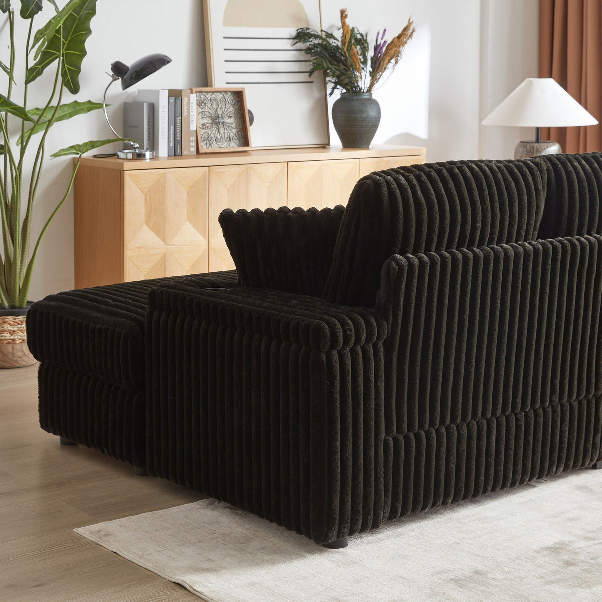 3 Seater Sofa With 2 Ottomans and Storage