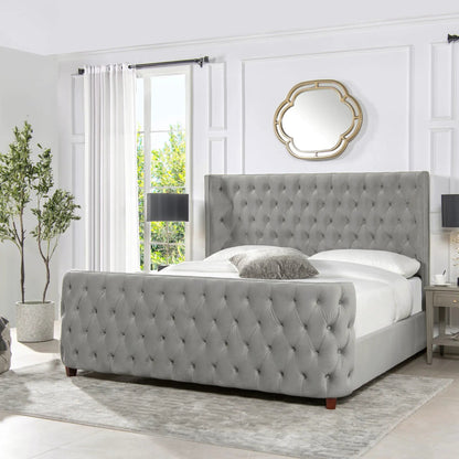 Brooklyn Tufted Bed Headboard and Footboard Set