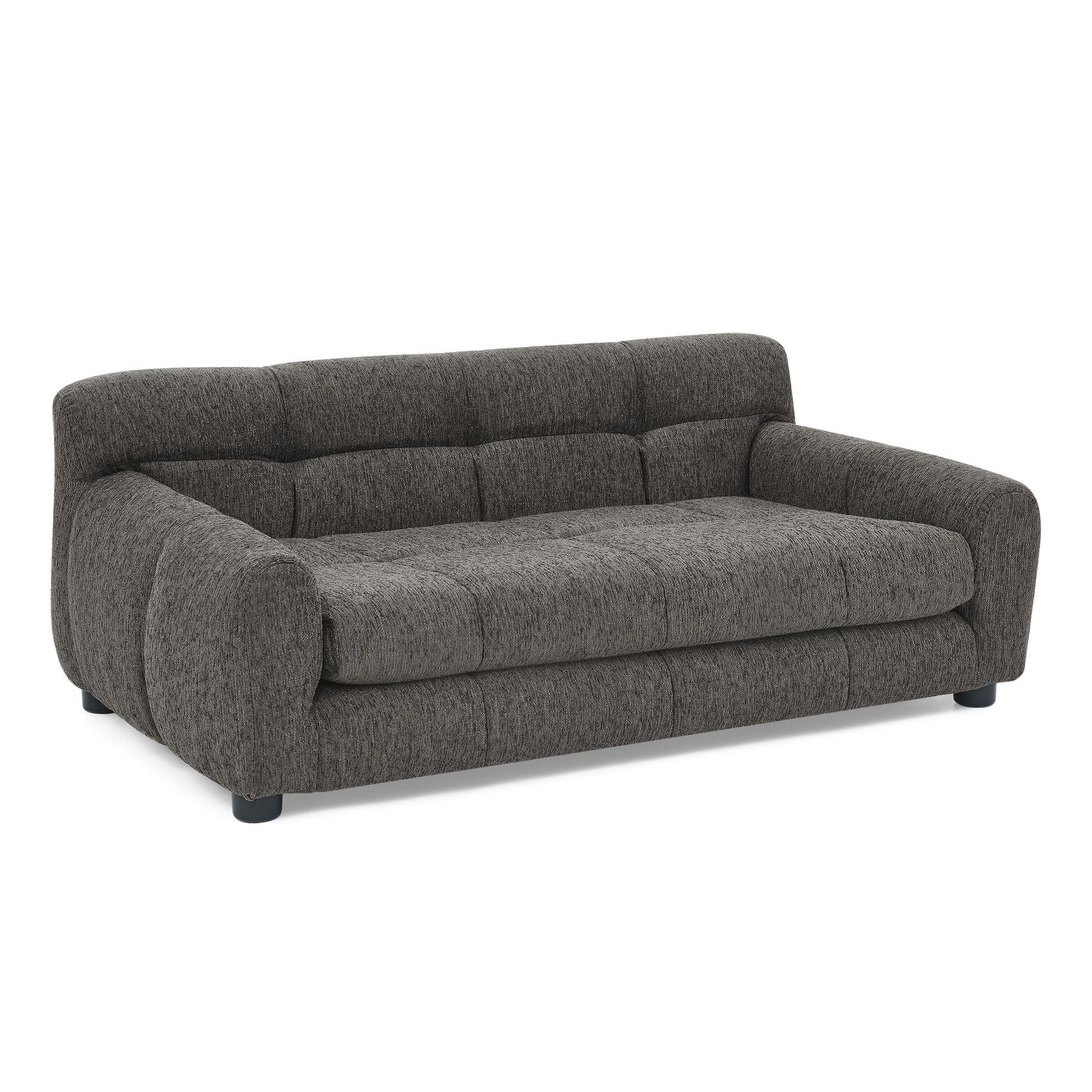 Modern Pet Sofa With Backrest And Armrests dog bed in dark gray fabric by HouseOfZazla on Tampa Home & Garden Store