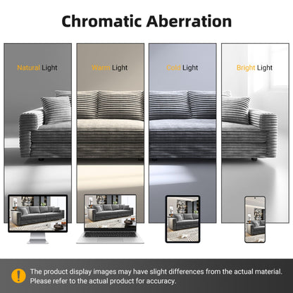 Convertible Sofa With Deep Seat and Pillows