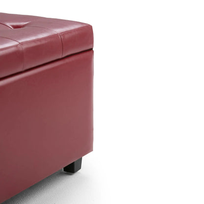 Cosmopolitan Upholstered Storage Ottoman Bench
