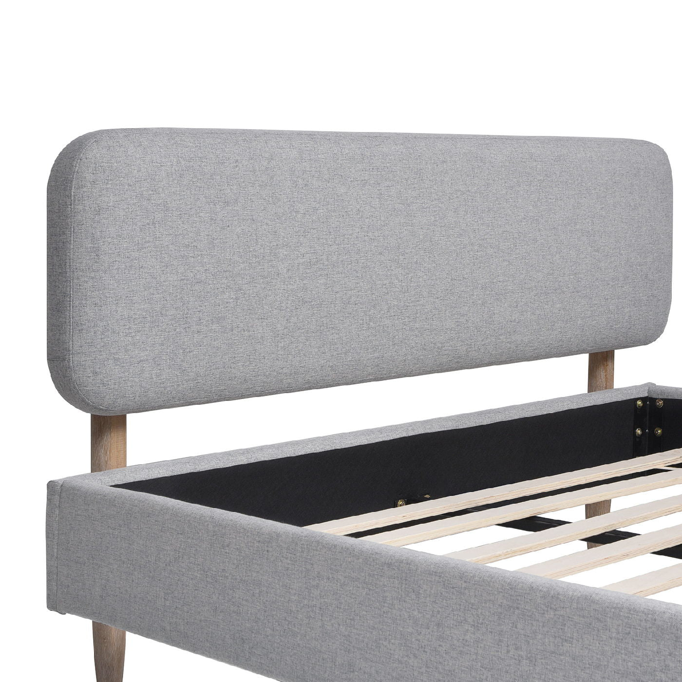 Diego Low Upholstered Platform Bed and Frame