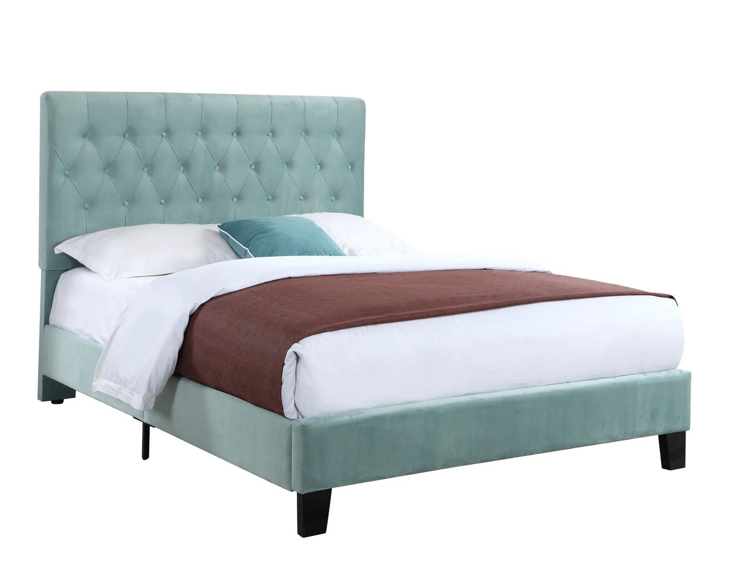 Luma Upholstered Bed with Easy Assembly Process