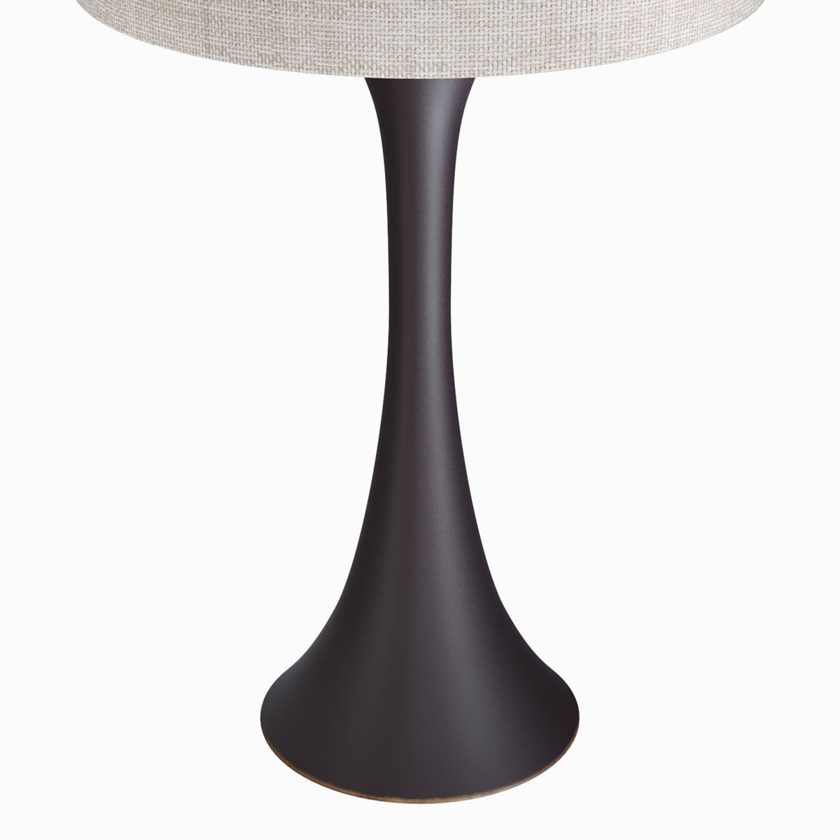 Lenuxe table lamp set of 2 from HouseOfZazla with dark bronze base and beige shade on Tampa Home & Garden Store