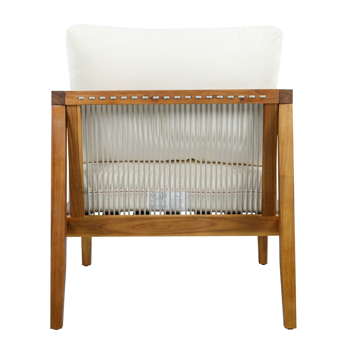 Acacia Outdoor Club Chair and Rope Back Seat