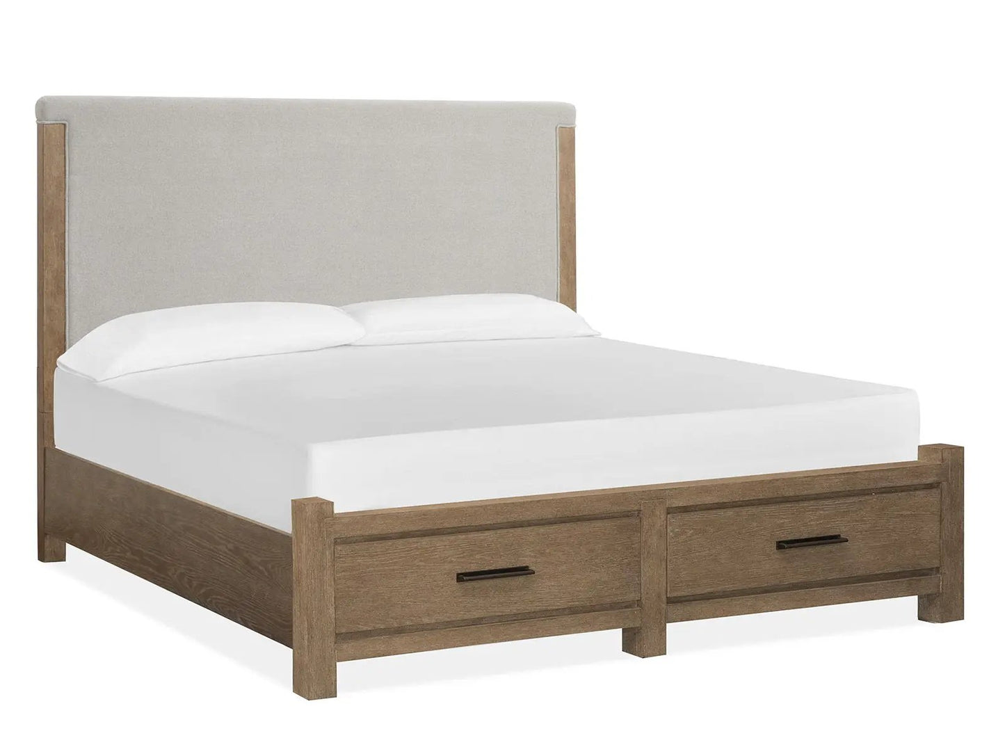 Plum Creek Upholstered Panel Storage Bed