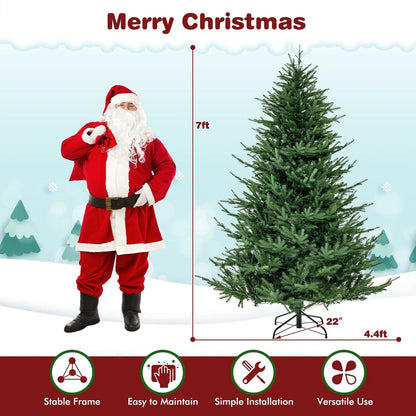 DirectDeals pre-lit Christmas tree, 7 ft tall with 280 warm white LEDs and 8 lighting modes on Tampa Home & Garden Store