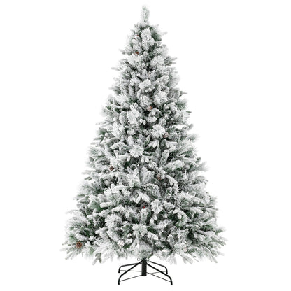 Árbol de Navidad artificial de 1.4/1.8/2.1 metros con agujas de pino y luces LED - 2.1 m