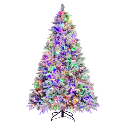 Árbol de Navidad artificial de 1.4/1.8/2.1 metros con agujas de pino y luces LED - 2.1 m