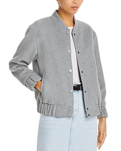 Endless Rose oversized felt varsity jacket gray Vanessa Jane new with tags on Tampa Home & Garden Store