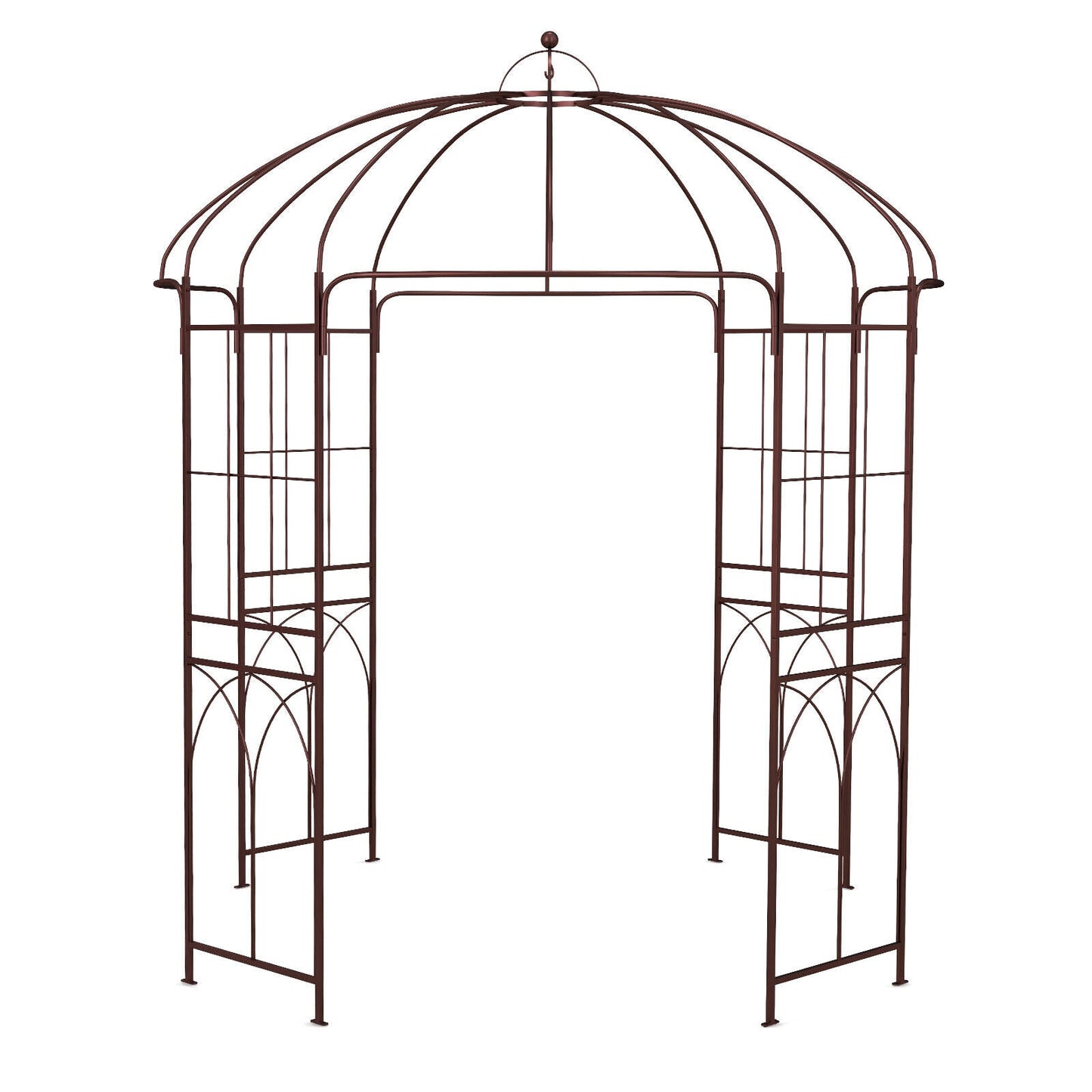 8.4 x 7 Feet Wide Birdcage Shape Garden Arbor - Tampa Home & Garden Store