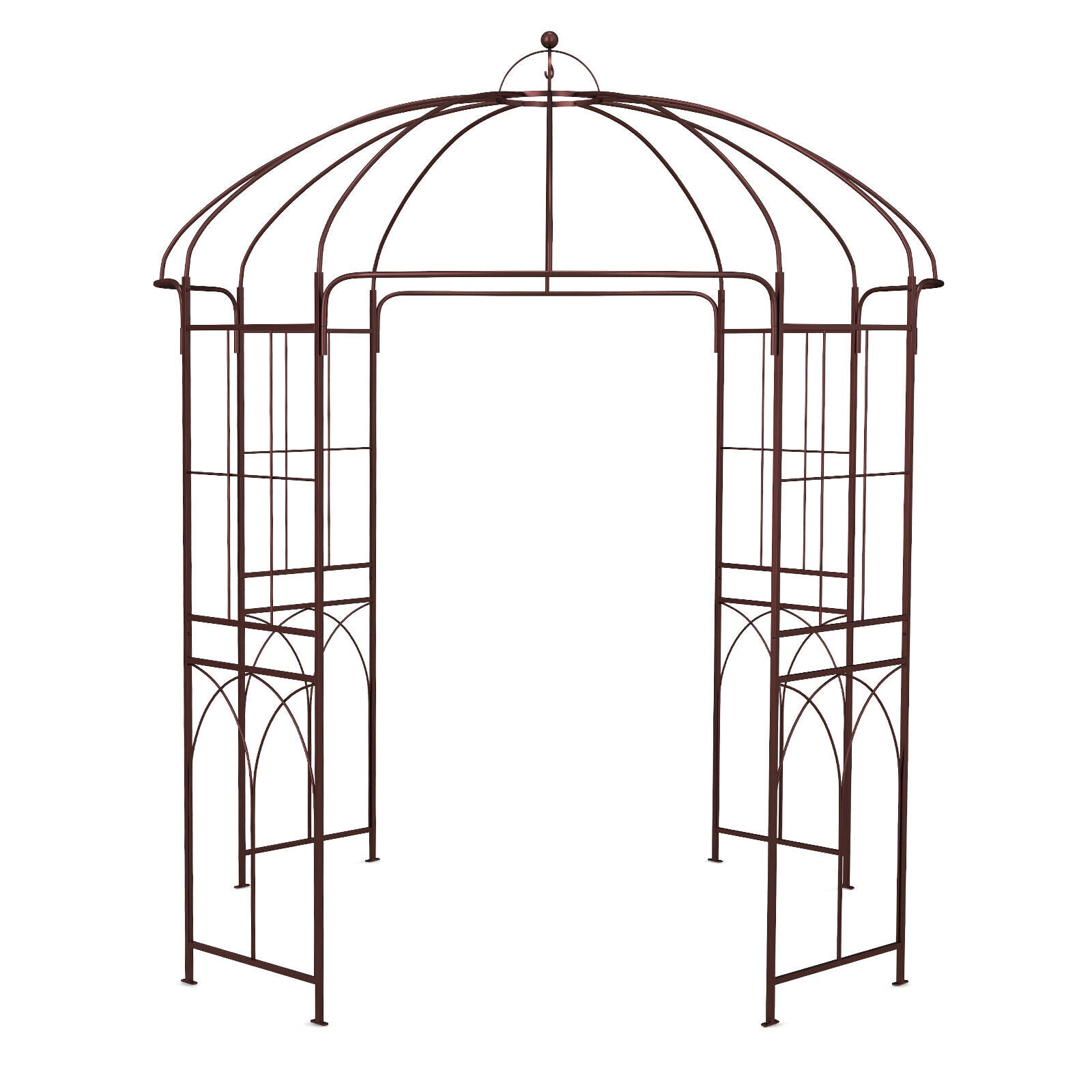 8.4 x 7 Feet Wide Birdcage Shape Garden Arbor - Tampa Home & Garden Store
