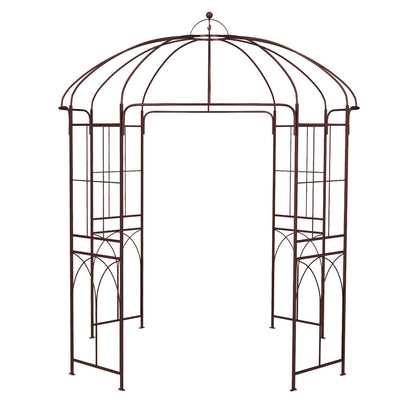 8.4 x 7 Feet Wide Birdcage Shape Garden Arbor - Tampa Home & Garden Store