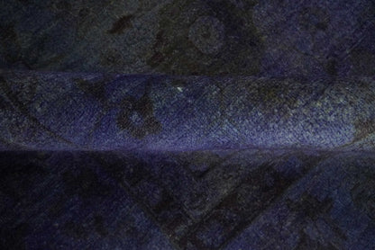 8.4x11.5 Overdyed Royal Dark Purple Hand Knotted Traditional Oushak Wool Area Rug - Tampa Home & Garden Store
