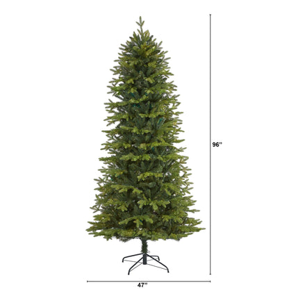 8’ Belgium Fir “Natural Look” Artificial Christmas Tree with 2358 Bendable Branches - Tampa Home & Garden Store