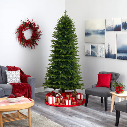 8’ Belgium Fir “Natural Look” Artificial Christmas Tree with 2358 Bendable Branches - Tampa Home & Garden Store