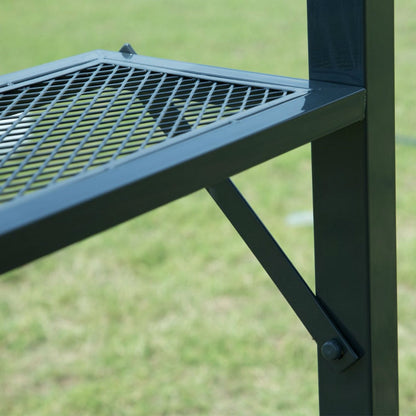 8-Ft x 5-Ft Steel Frame Outdoor Grill Gazebo with Vent Top Canopy - Tampa Home & Garden Store
