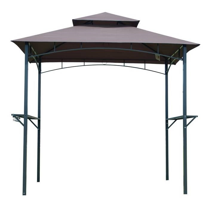 8-Ft x 5-Ft Steel Frame Outdoor Grill Gazebo with Vented Canopy - Tampa Home & Garden Store