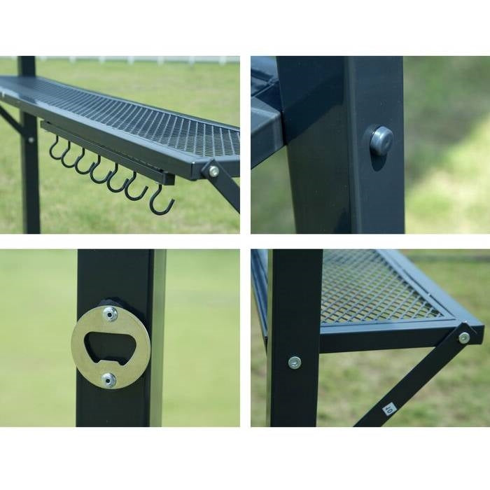 8-Ft x 5-Ft Steel Frame Outdoor Grill Gazebo with Vented Canopy - Tampa Home & Garden Store