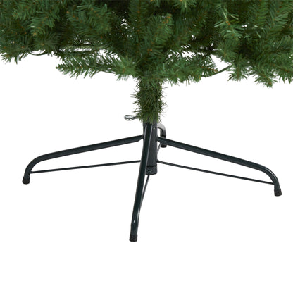 8’ Slim Green Mountain Pine Artificial Christmas Tree with 1348 Bendable Branches - Tampa Home & Garden Store