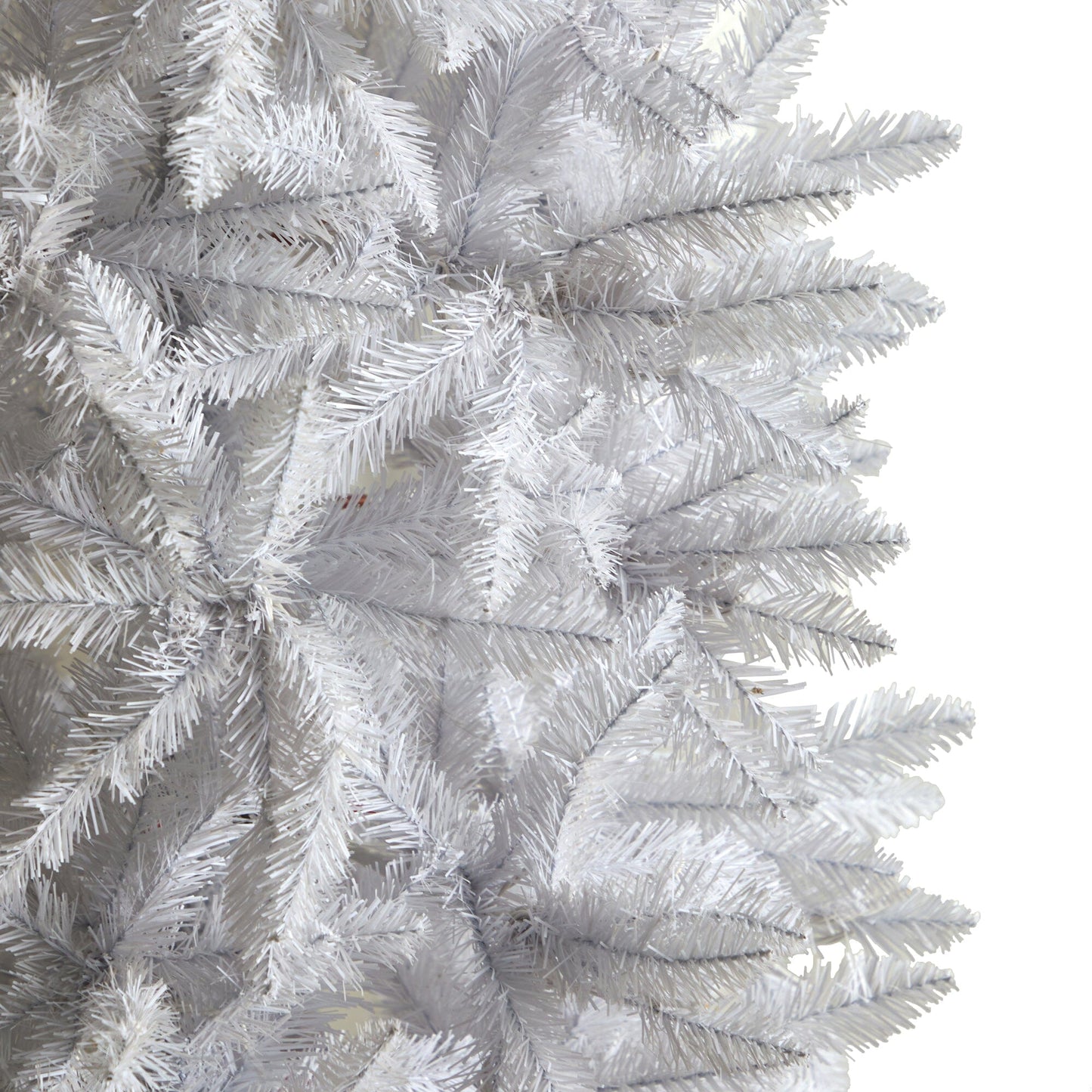 8’ Slim White Artificial Christmas Tree with 1348 Bendable Branches - Tampa Home & Garden Store