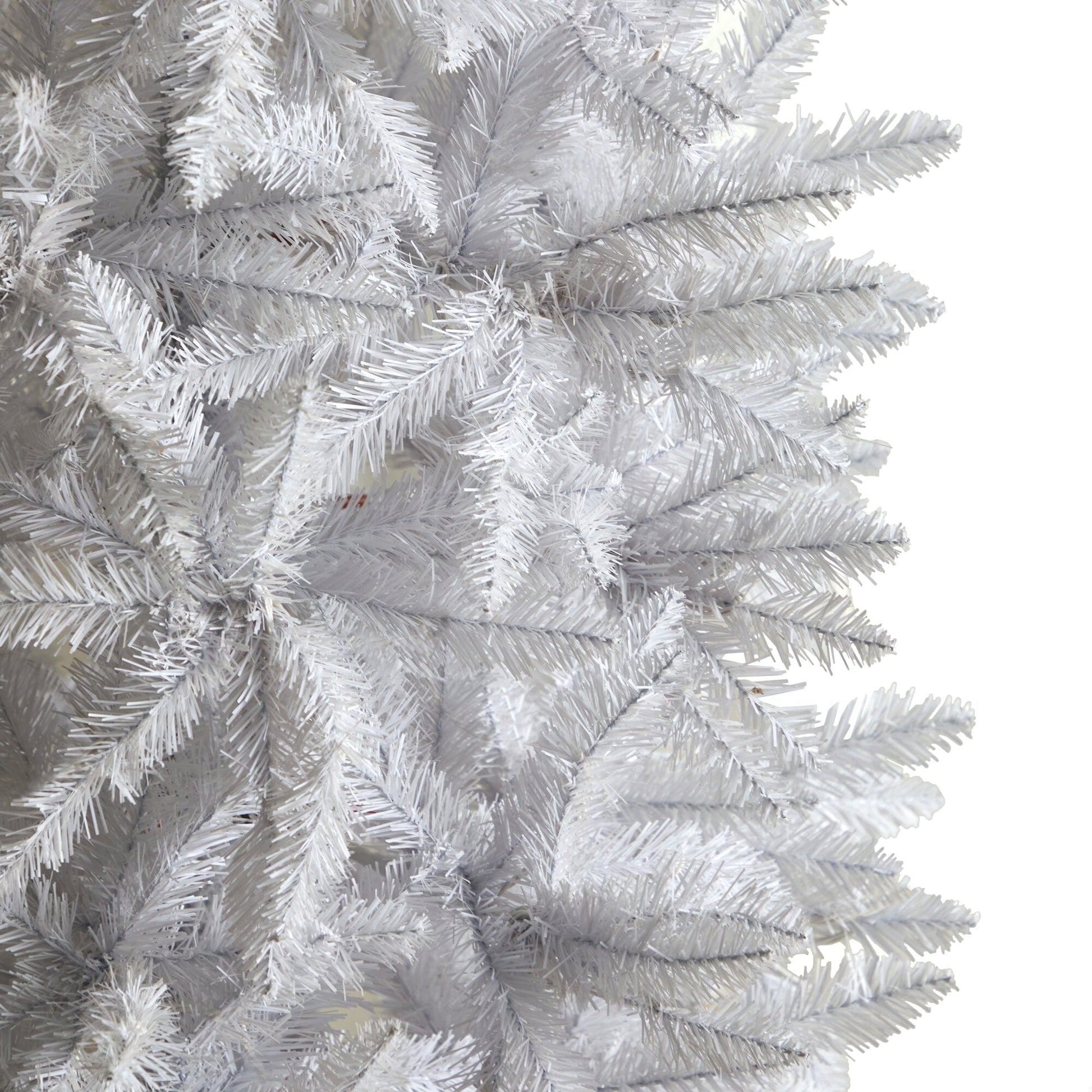 8’ Slim White Artificial Christmas Tree with 1348 Bendable Branches - Tampa Home & Garden Store