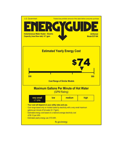 8 kW Electric Tankless Water Heater - Tampa Home & Garden Store