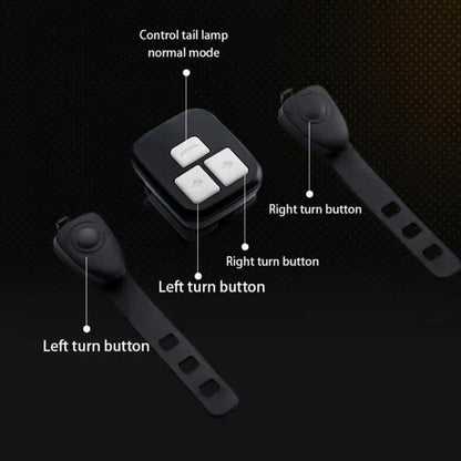 Rear Bike Taillight with Wireless Remote