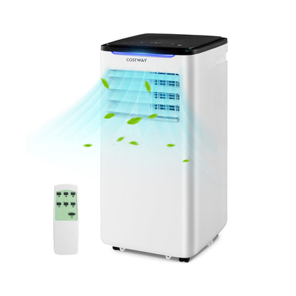Aire acondicionado portátil 3 en 1 de 8000 BTU con modo ventilador y deshumidificador