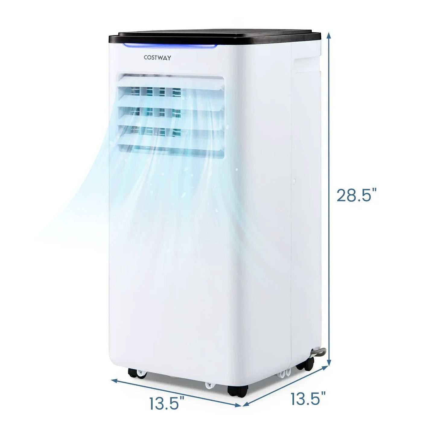 8000 BTU Portable AC with Dehumidifier for Rooms