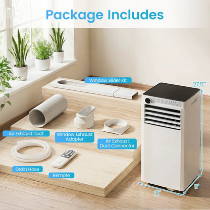 8000 BTU Air Conditioner With Dehumidifier