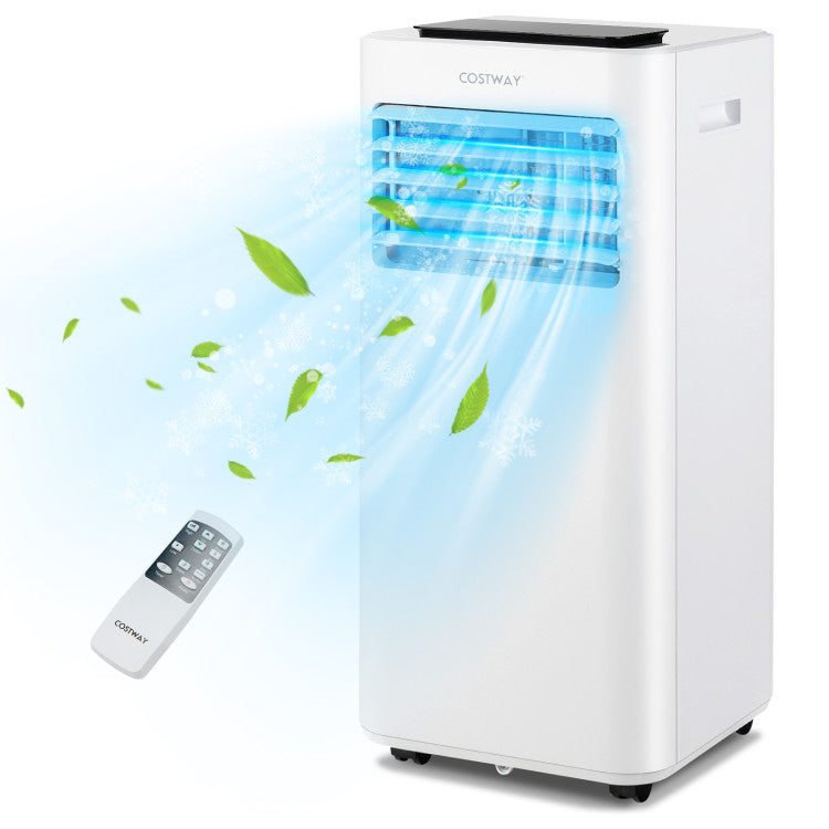 Unidad de aire acondicionado de 8000/10000 BTU con control remoto