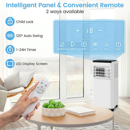 Portable Air Conditioner 8000 BTU with Remote