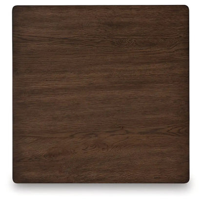 Hannodream Square End Table in Warm Brown