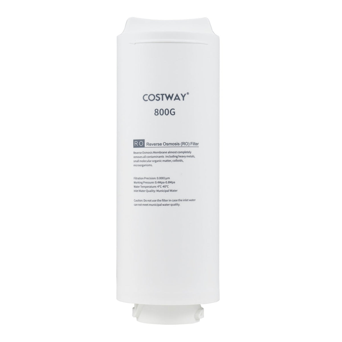 800G RO filter cartridge COSTWAY white housing for AW-RB20/AW-RB05 under-sink system on Tampa Home & Garden Store