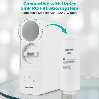800 GPD RO filter cartridge for AW-RB20/AW-RB05 under-sink system by COSTWAY on Tampa Home & Garden Store