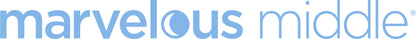 logo marvelous middle in light blue on white background on Tampa Home & Garden Store