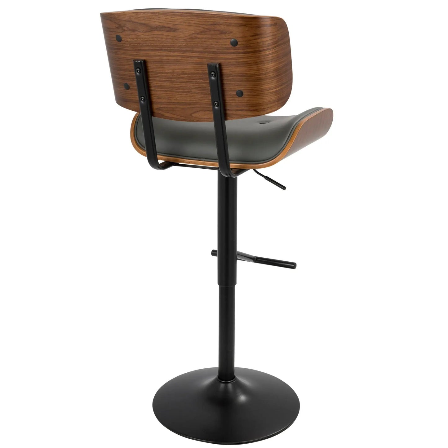Lombardi Mid Century Modern Adjustable Bar Stool