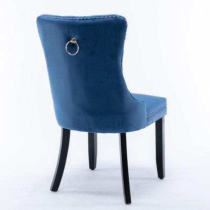 Nikki High End Tufted Dining Chair Set of Two