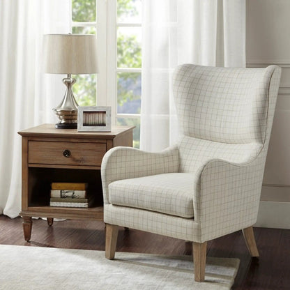 Arianna Swoop Wing Chair with Classic Wing Back