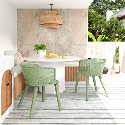 Milan Outdoor Dining Chair Set for Home and Yard