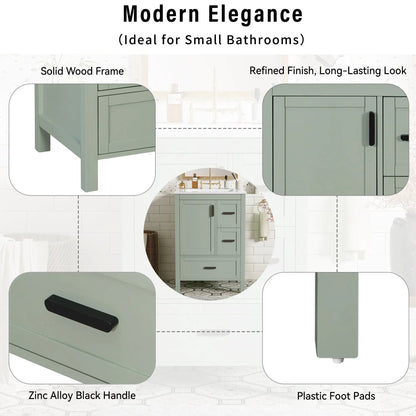 Bathroom Vanity With Sink and Soft-Close Drawers